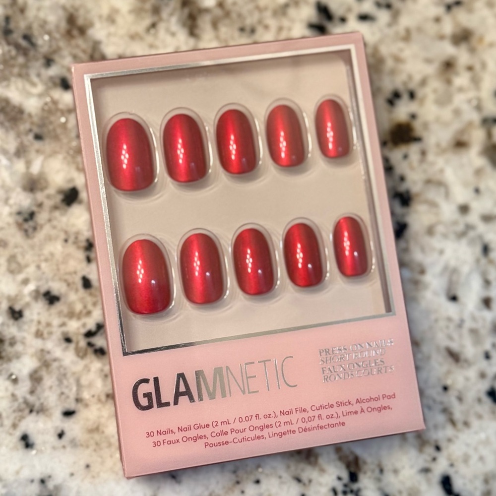 Glamnetic Red Press-On Nails